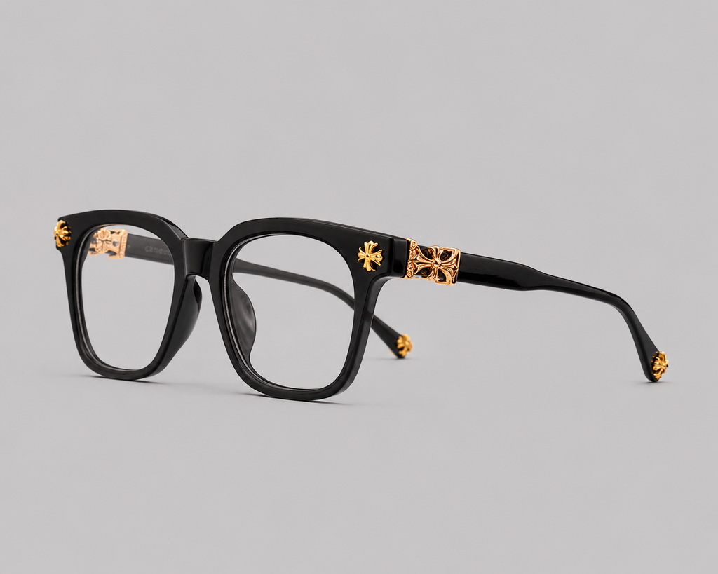 Midnight Gold Glasses